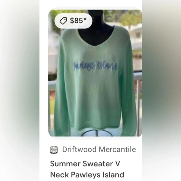 sweater,women large,boho cotton,knit,embroidery. boxy,coastal ,made in USA - Picture 1 of 13